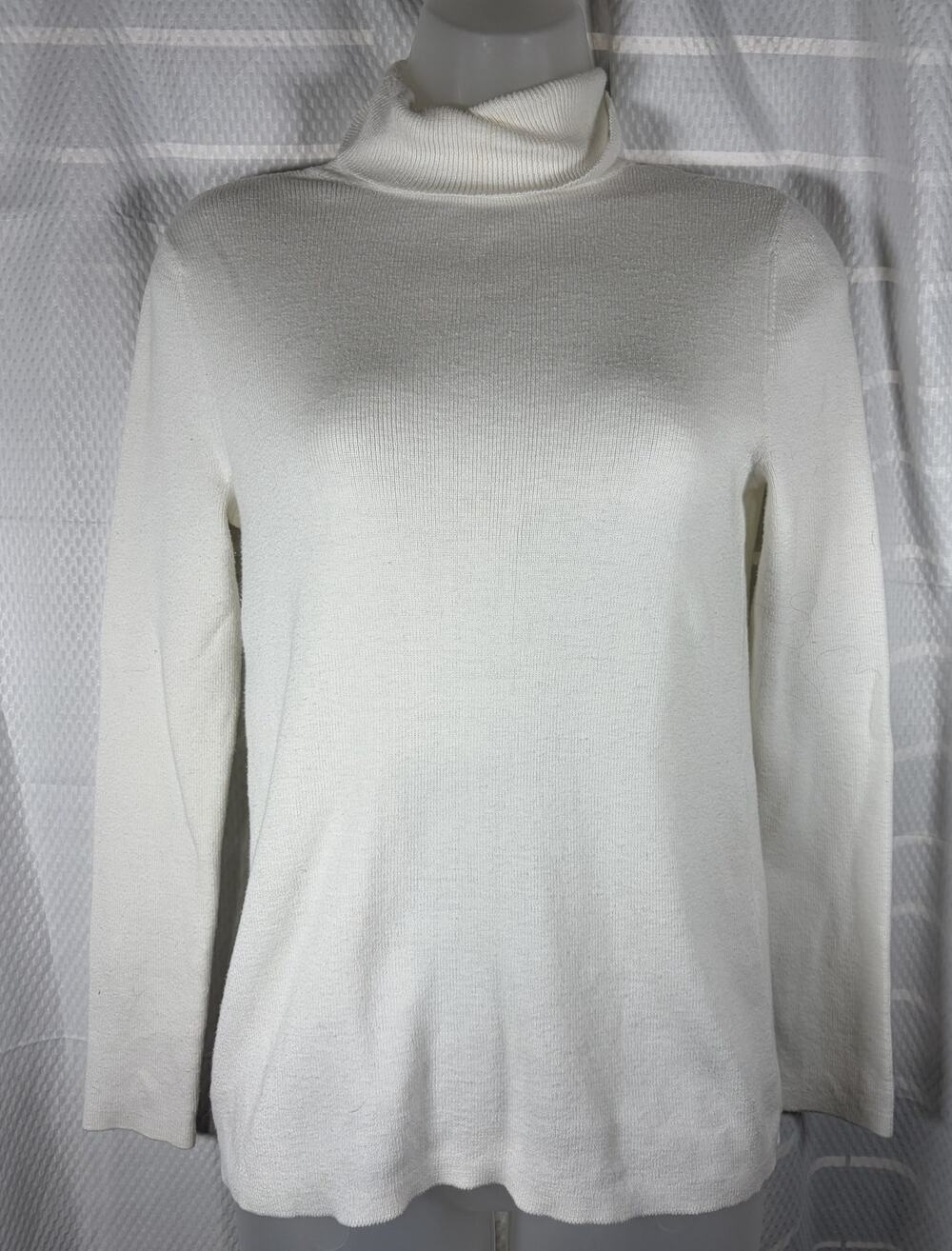 Chico's White Turtleneck Small Petite EUC